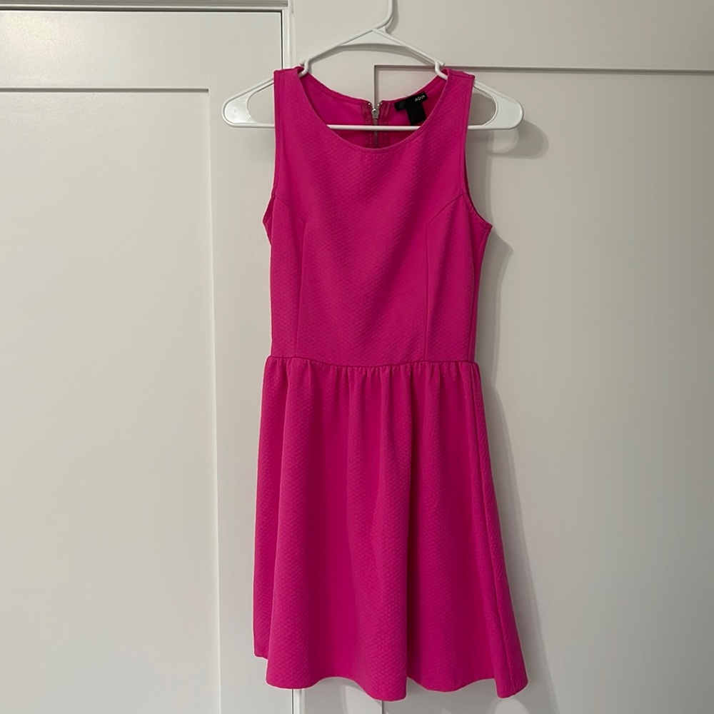 Bright pink aqua dress